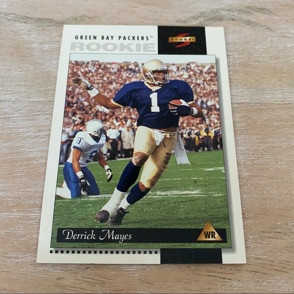 Derrick Mayes Green Bay Packers WR 1996 Card